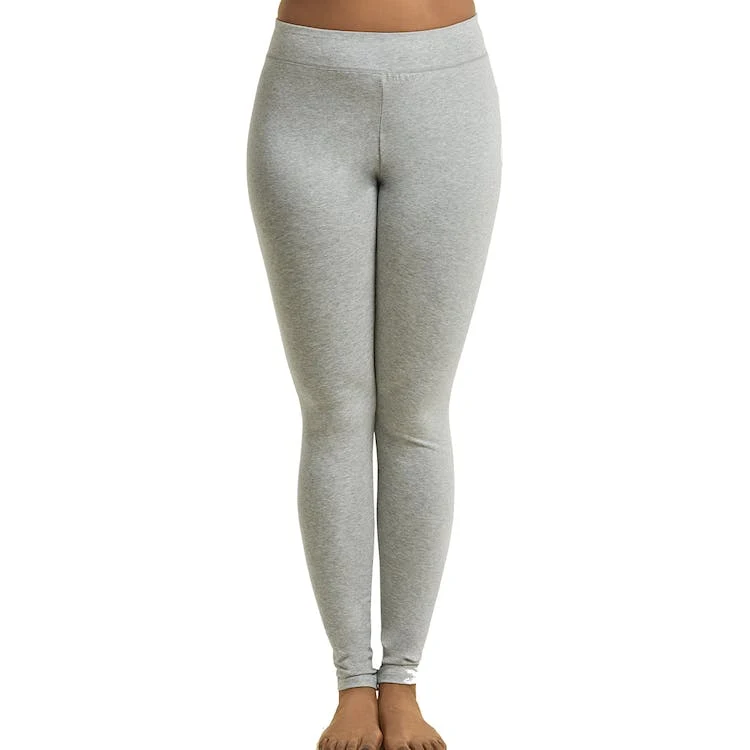 Women's Plus Size Cotton Leggings - XL-3XL Heather Gray 1