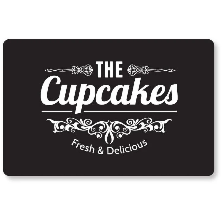 Place Mat 1/16" White Synthetic Rubber 11" x 17" Rectangle round corners Spot Color Imprint 1