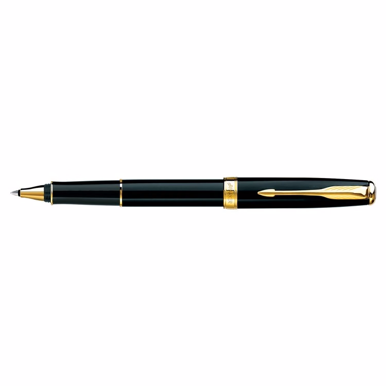 Parker Sonnet Black Lacquer GT Rollerball