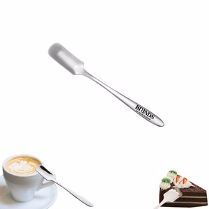 Rectangle Head Dessert Coffee Spoon