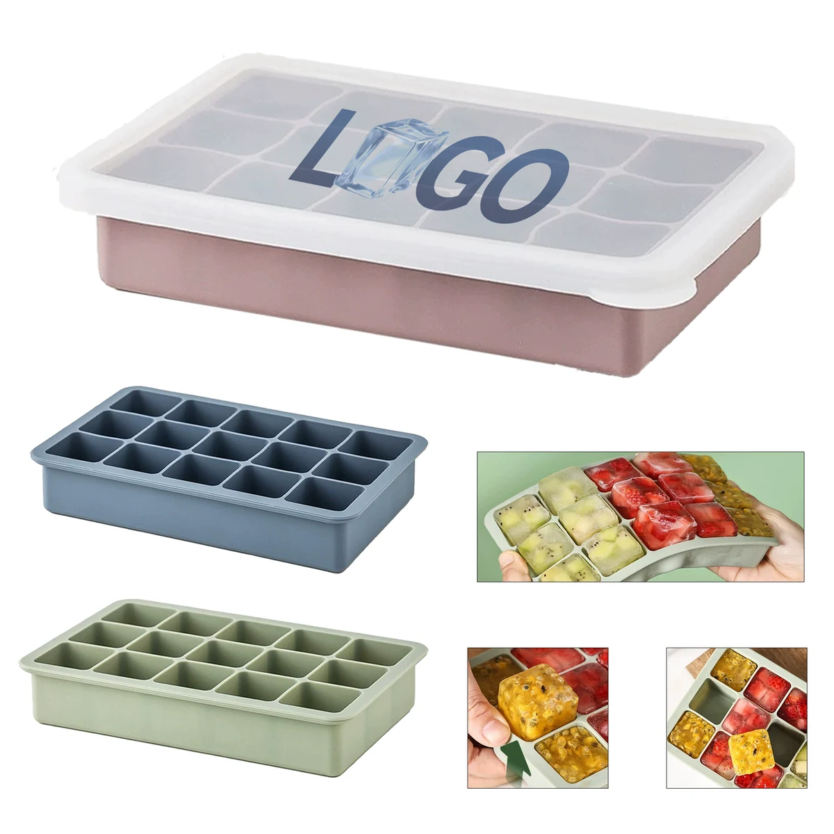 15 Cube Easy Release Ice Tray 1