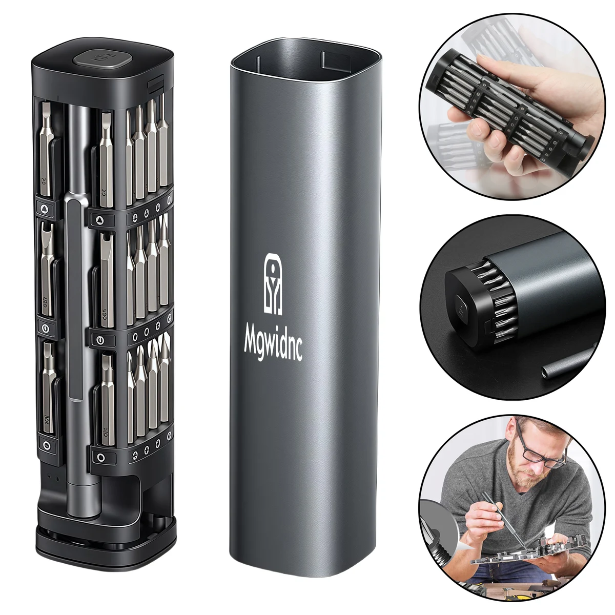 46-in-1 Screwdriver Set with Magnetic Storage Case 1
