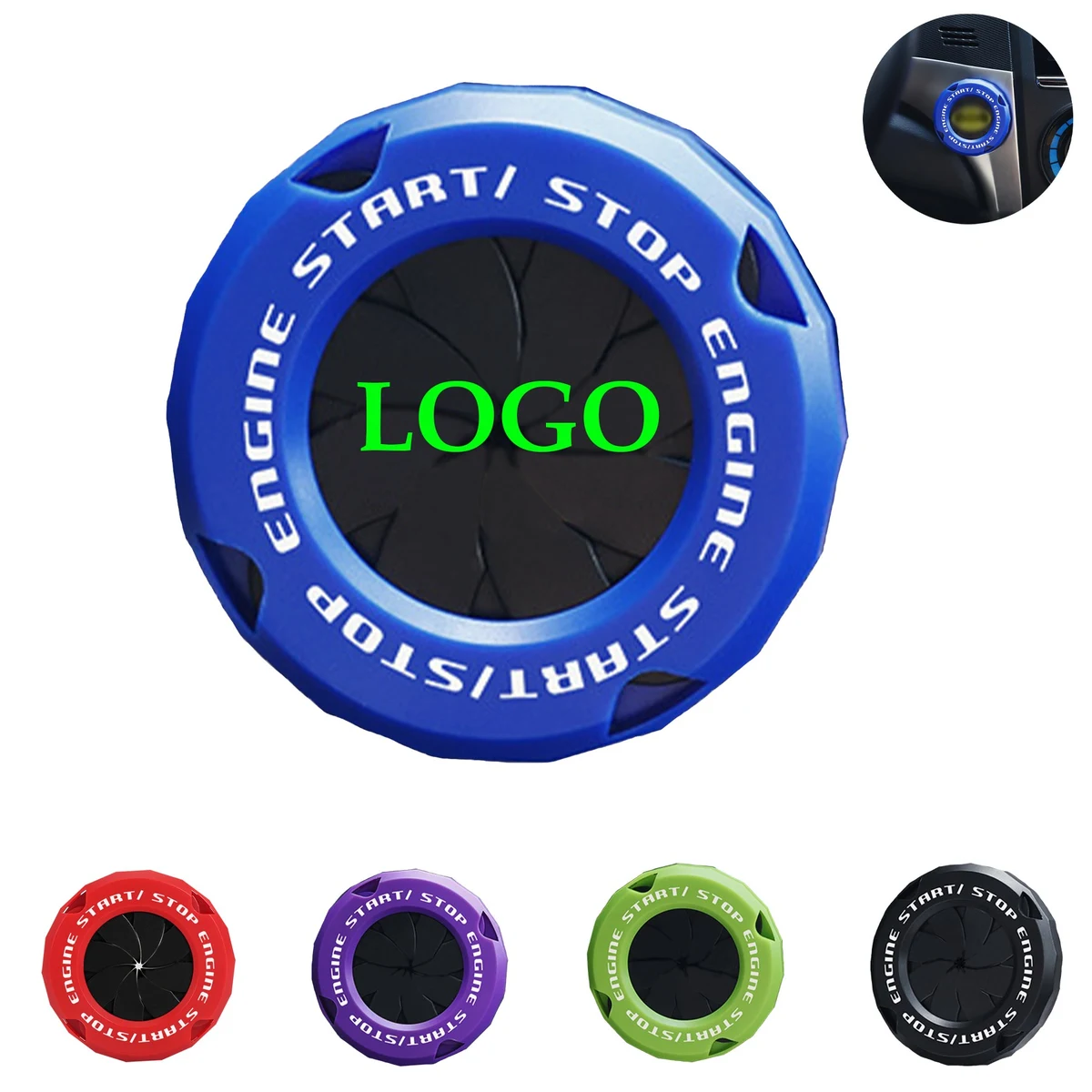 Car Push Start Button Cover 1
