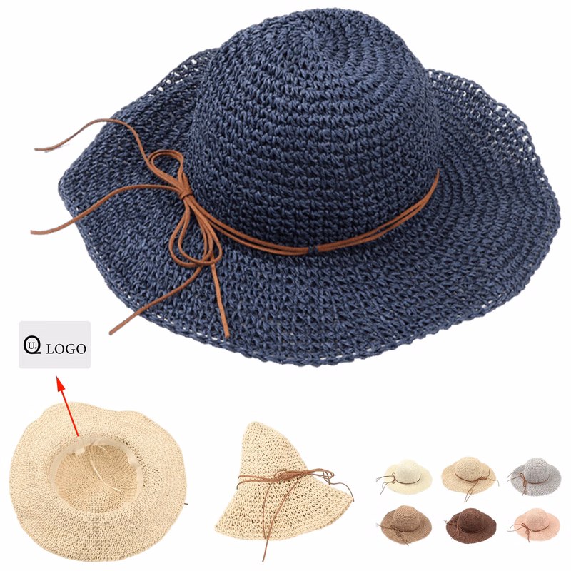 Women'S Wide Brim , Uv Protective Straw Hat
