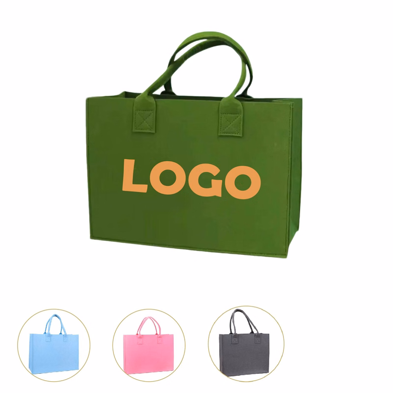 MOQ 10pcs Felt Handbag