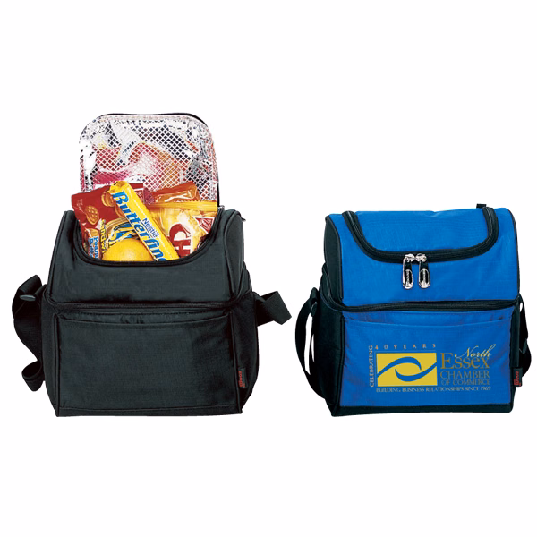 Deluxe Two Compartment Lunch Cooler (Oversea Special Order )