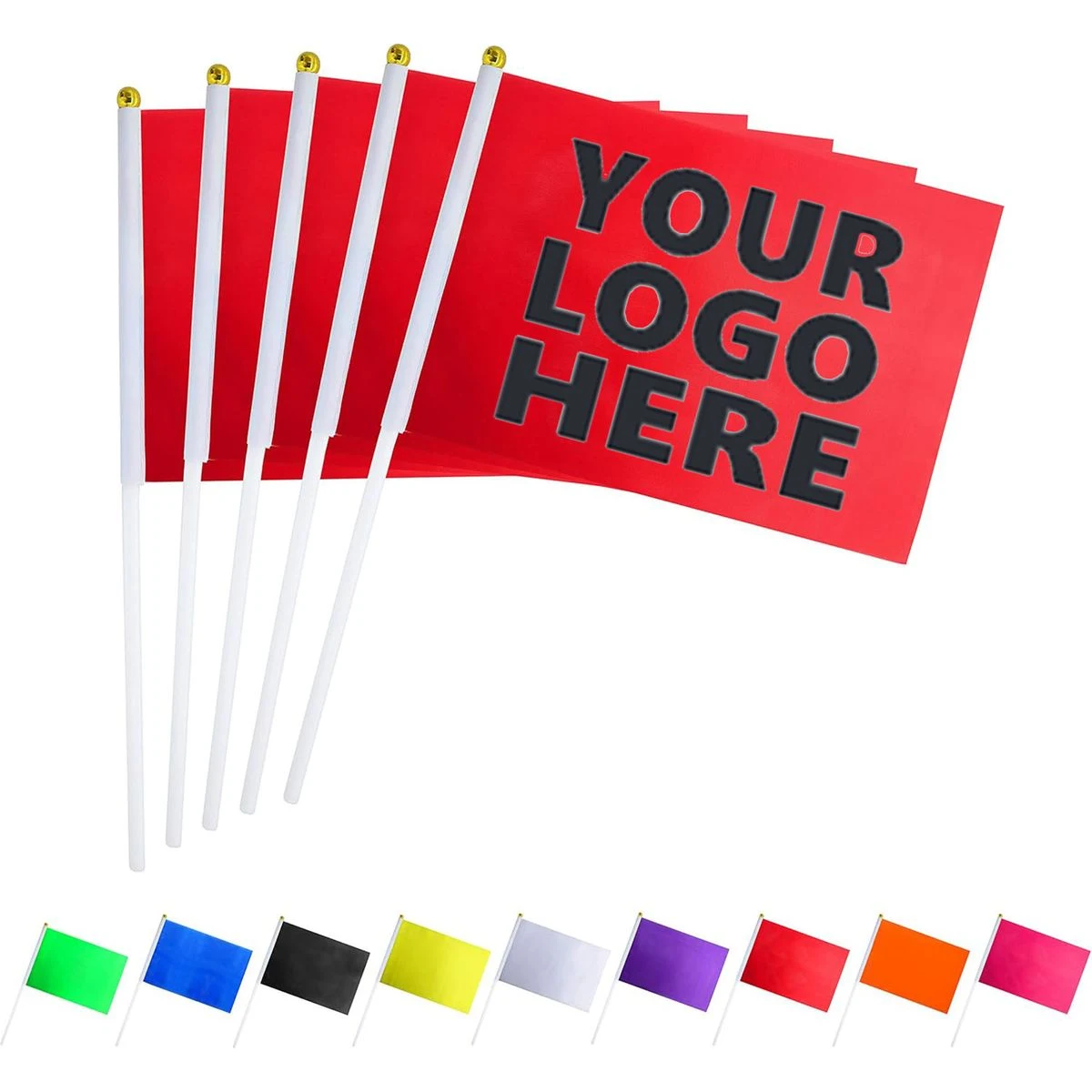 Customizable Hand Held Flag 1