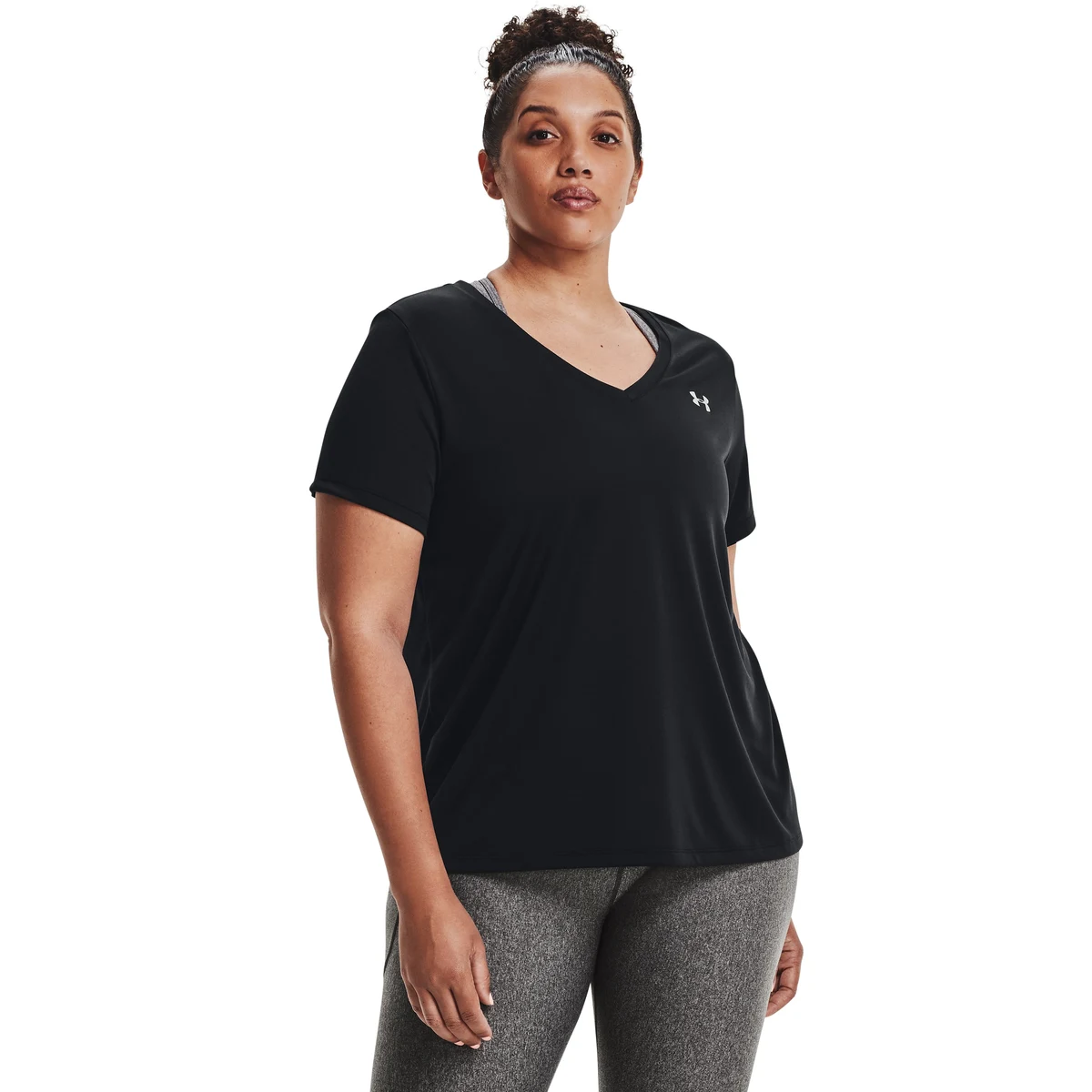 Women's UA Tech Short Sleeve V-Neck 1