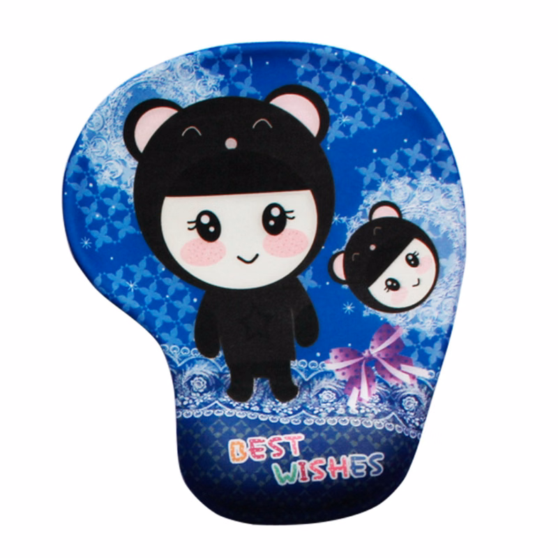 Full Color Sublimated Mouse Pad with Gel Wrist Rest