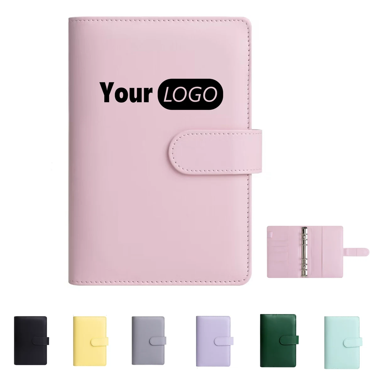 PU Refillable A6 Loose Leaf Binder Journal 1