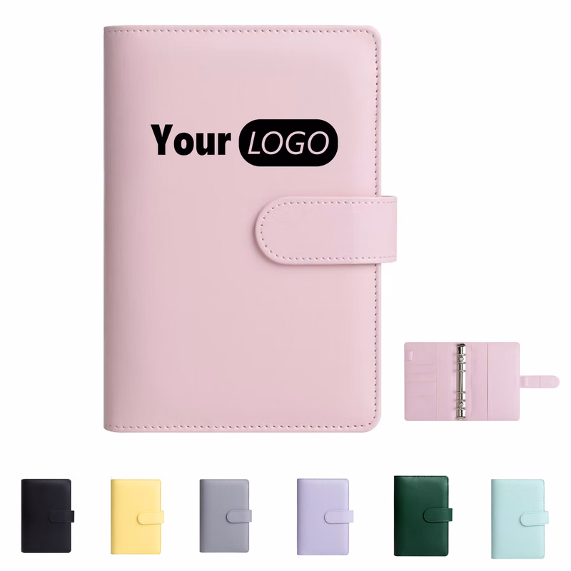 PU Refillable A6 Loose Leaf Binder Journal