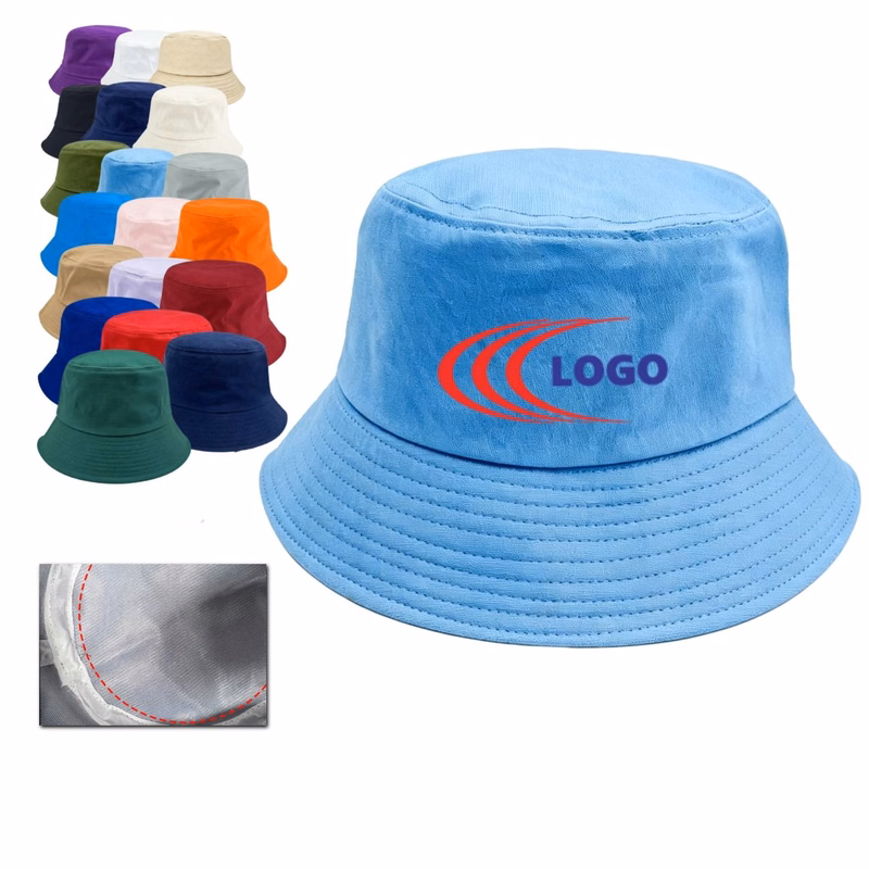 Multi Solid Color Adult Cotton Bucket Hat