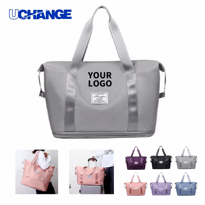 Expandable Weekender Duffel Bag Carrier 16.1 x 15.7 x 8.3 Inches