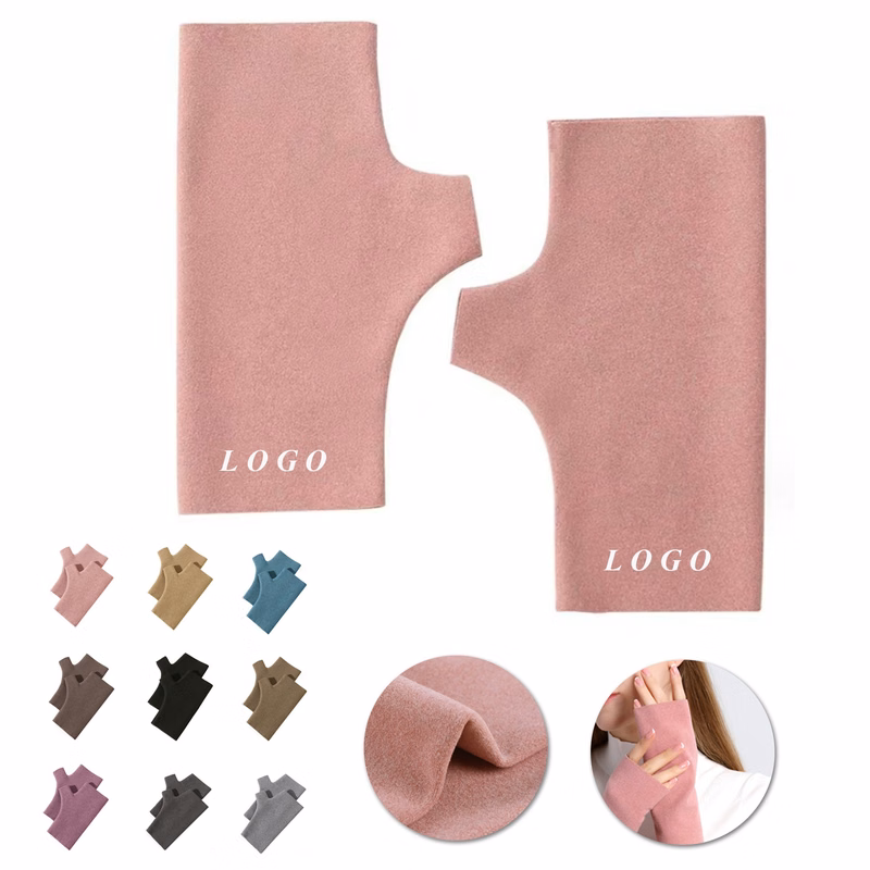 Velvet Half Finger Gloves