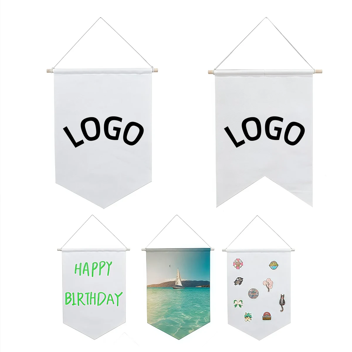 MOQ Waterproof Wall Hanging Canvas Banner Pin Organizer 1