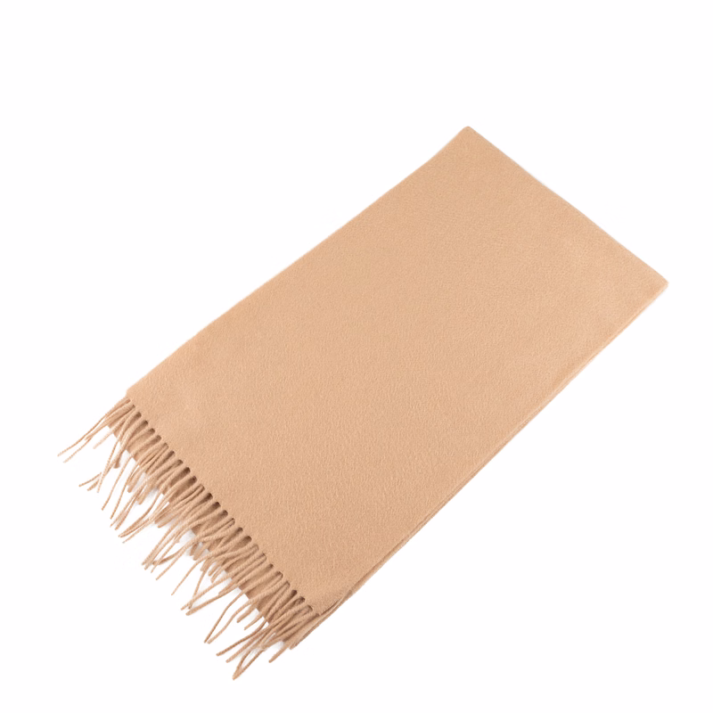 Camel 100% Cashmere Scarf