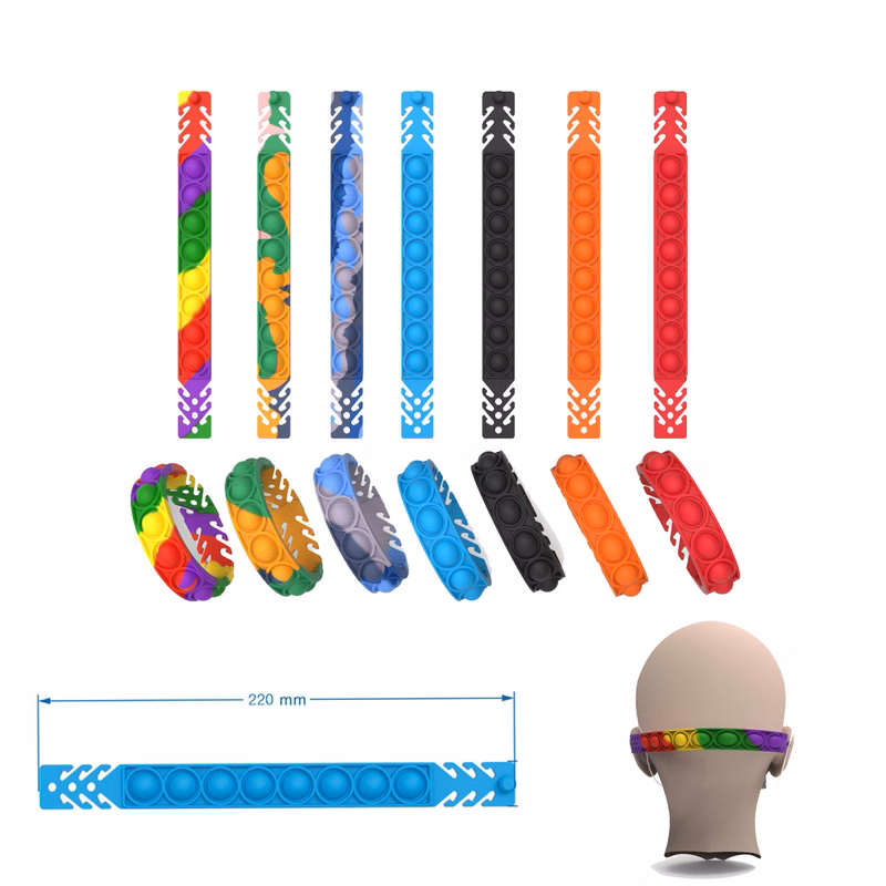 Mask Extender Ear Protection & Bubble Bracelet