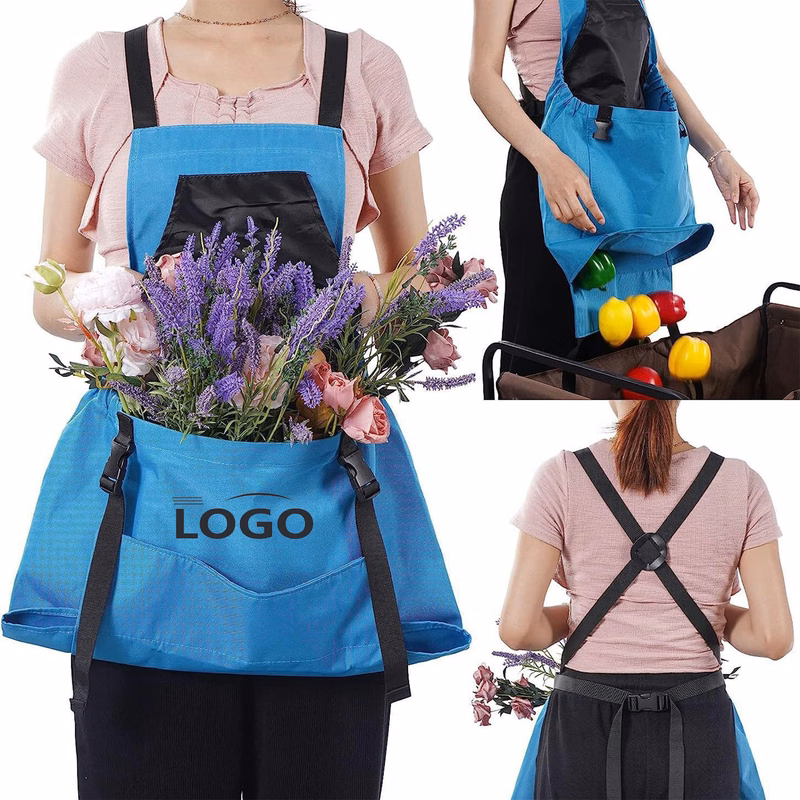 Garden Apron With Quick Release Pockets