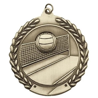 Volleyball Die Cast Medal, 1 3/4" 1