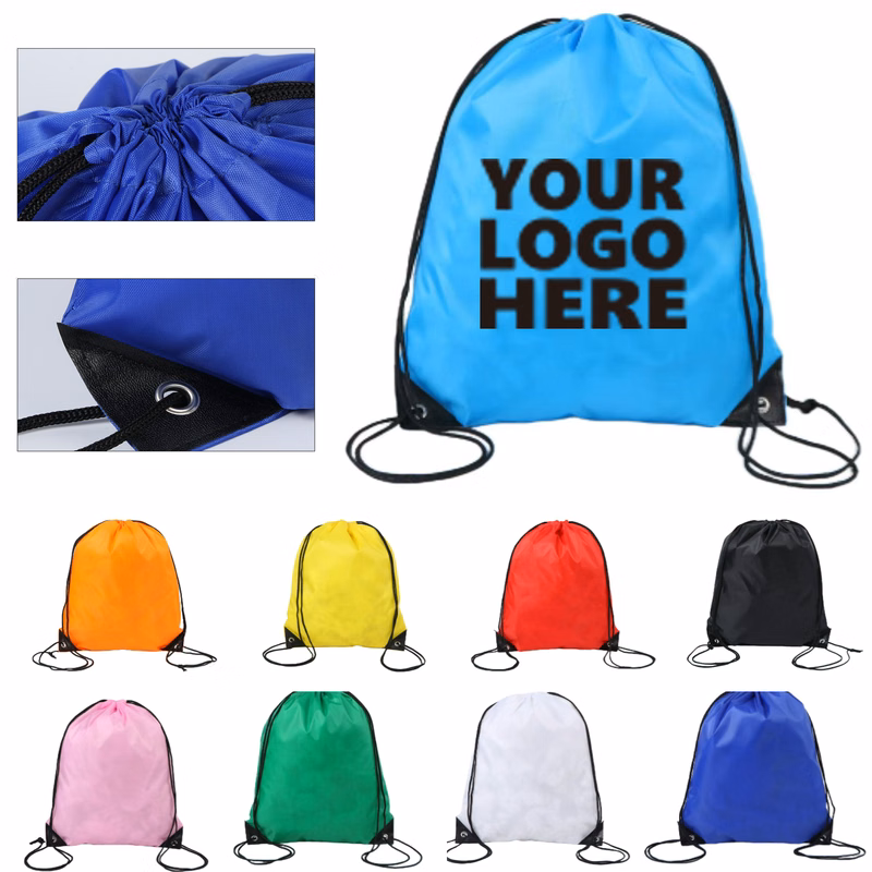 Drawstring Backpack Bag - Oxford Material
