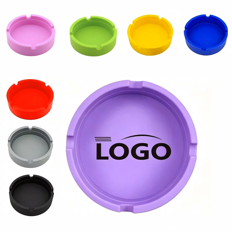 Custom Logo Silicone Cigar Ashtray