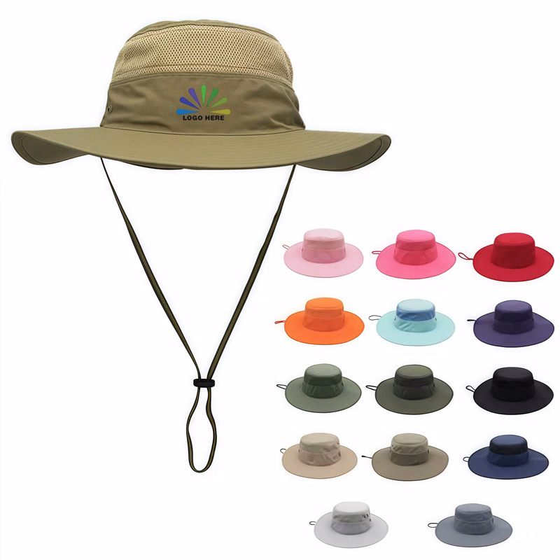 Full Color Wide Brim UV Protection Bucket Hat