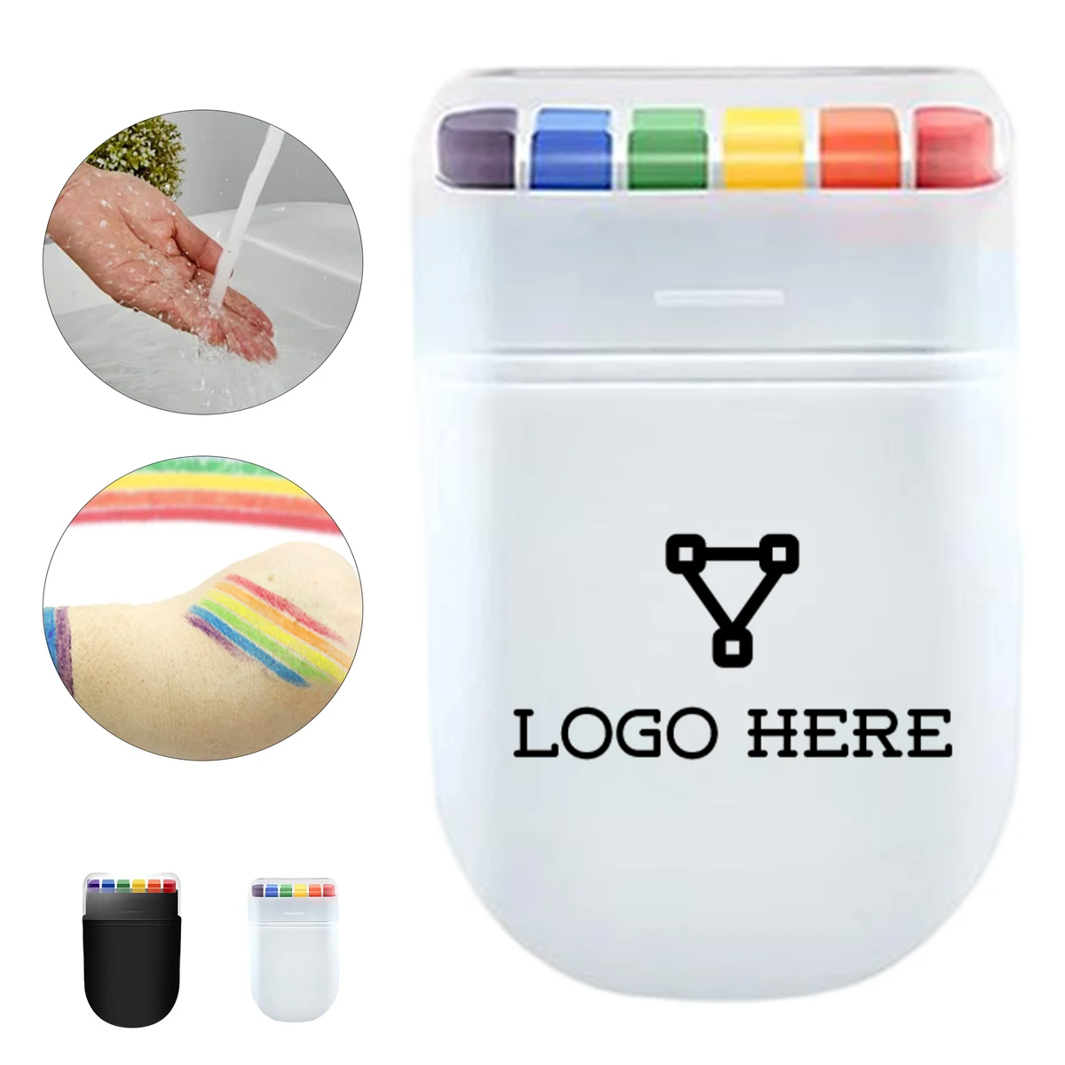 Pocket Rainbow Body Paint Stick 1