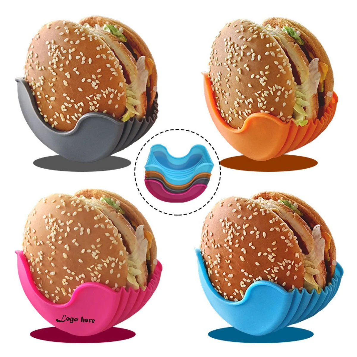 Silicone Burger Tongs 1
