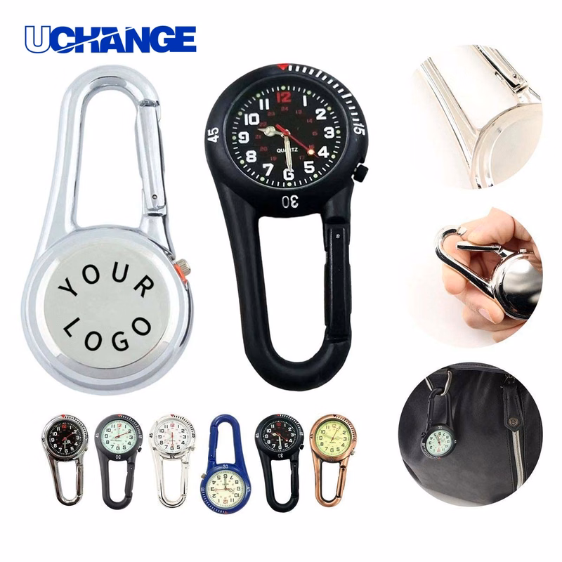Waterproof Carabiner Watch Clip Accessory for Hiking