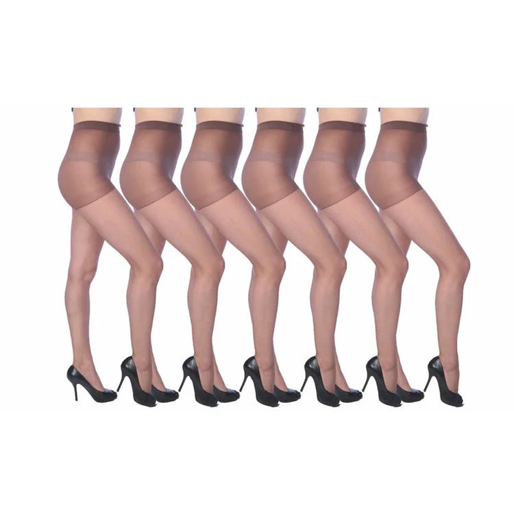 Comfort Ultra Sheer Pantyhose - French Coffee Queens 1