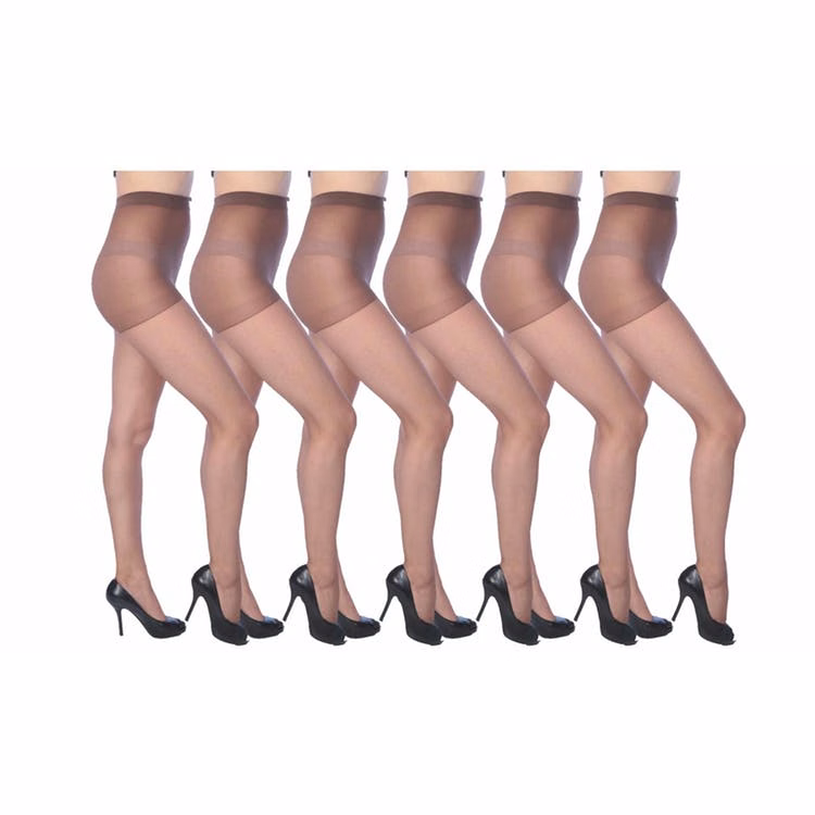 Comfort Ultra Sheer Pantyhose - French Coffee Queens