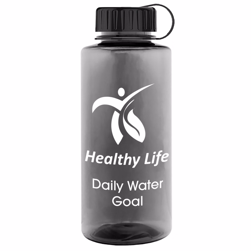 The Mountaineer - 36 oz. Tritan bottle with Tethered
