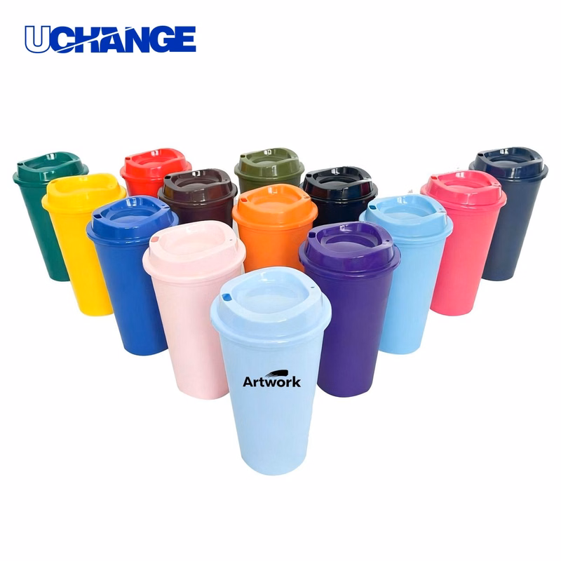 Coffee Milk Tea Straight Cup Container (16oz)