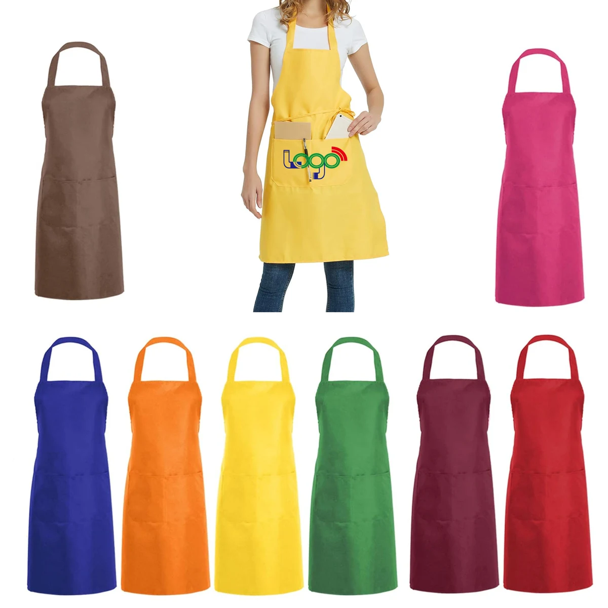 Large Kitchen Cooking Apron 1