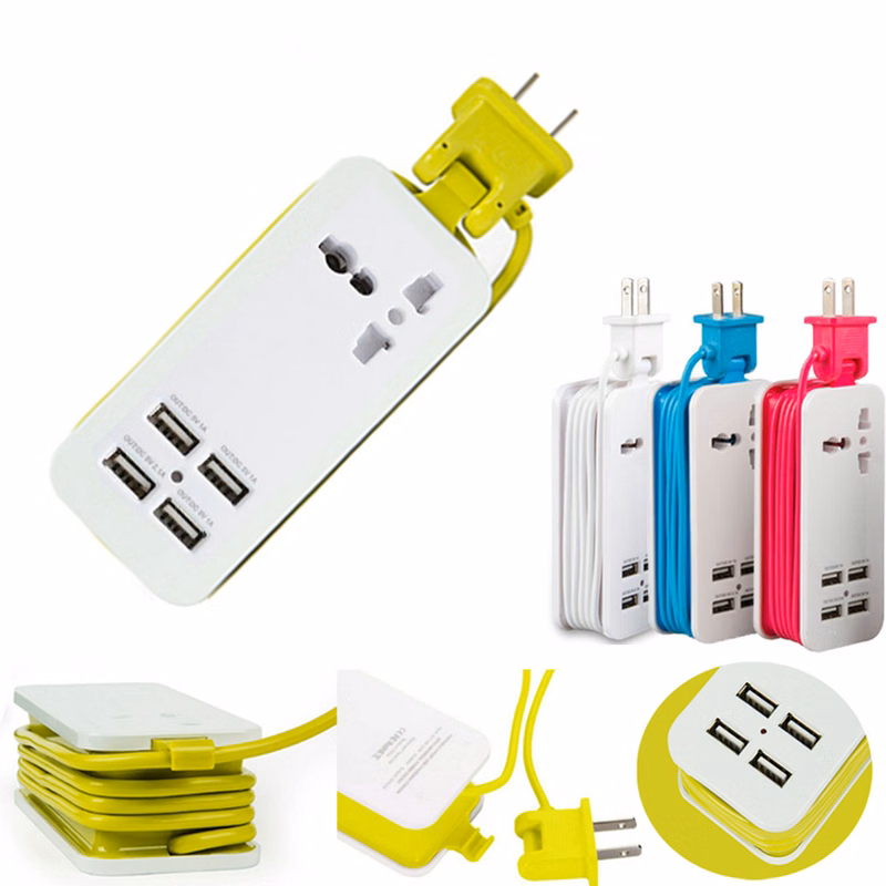 4 Ports USB Universal Socket