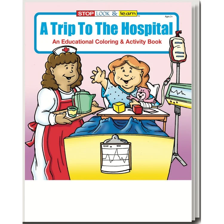 A Trip to the Hospital Coloring Books - Ages 3-11 16 Pages 1