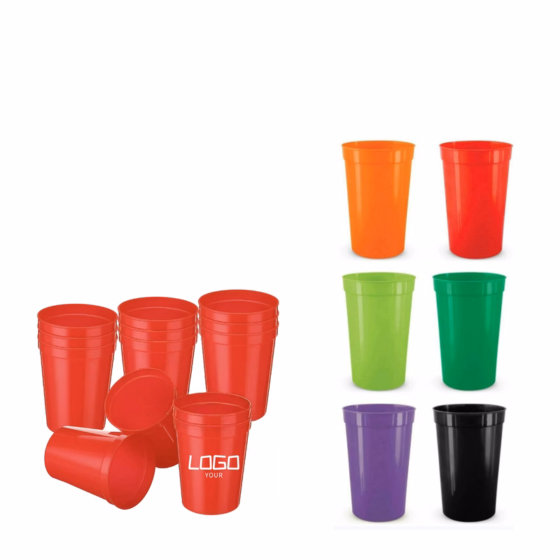 16oz Stackable Juice Tumblers Stadium Cups
