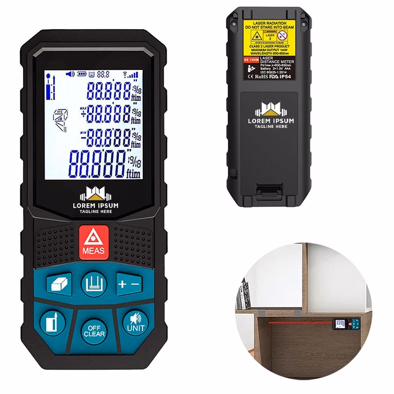 165' Range Handheld Digital Laser Distance Meter