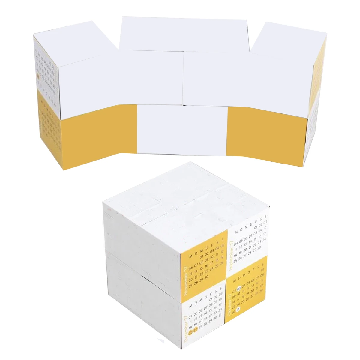 Full-Color Folding Cubes 1