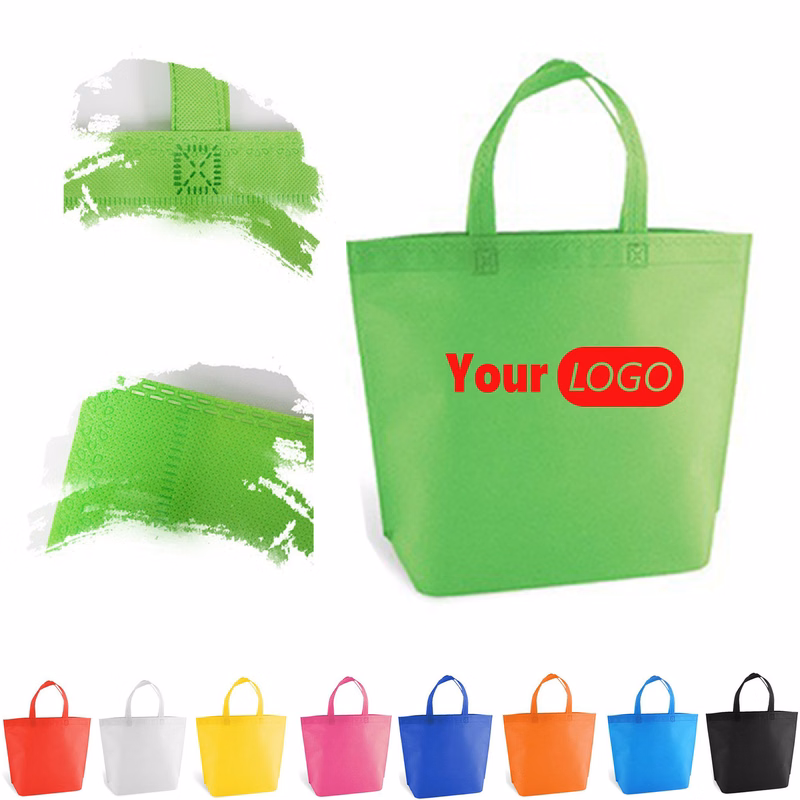 Customizable Logo High Capacity Non-Woven Tote Bags MOQ50