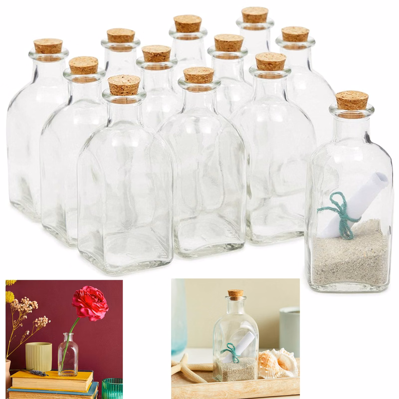 6 oz Clear Glass Bottle