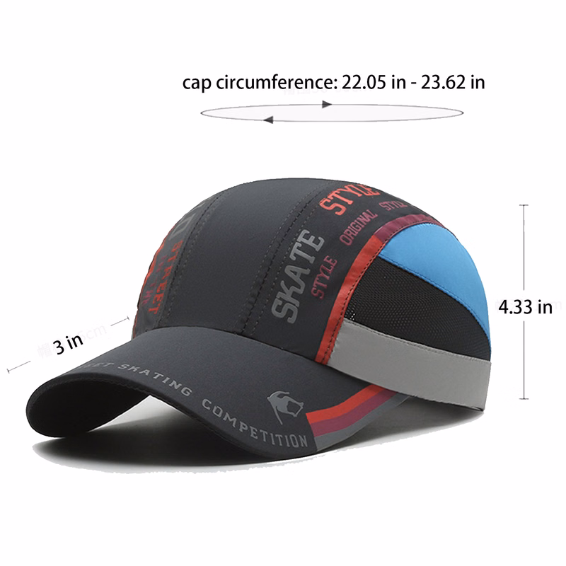 Adjustable Printed Patchwork Baseball Cap