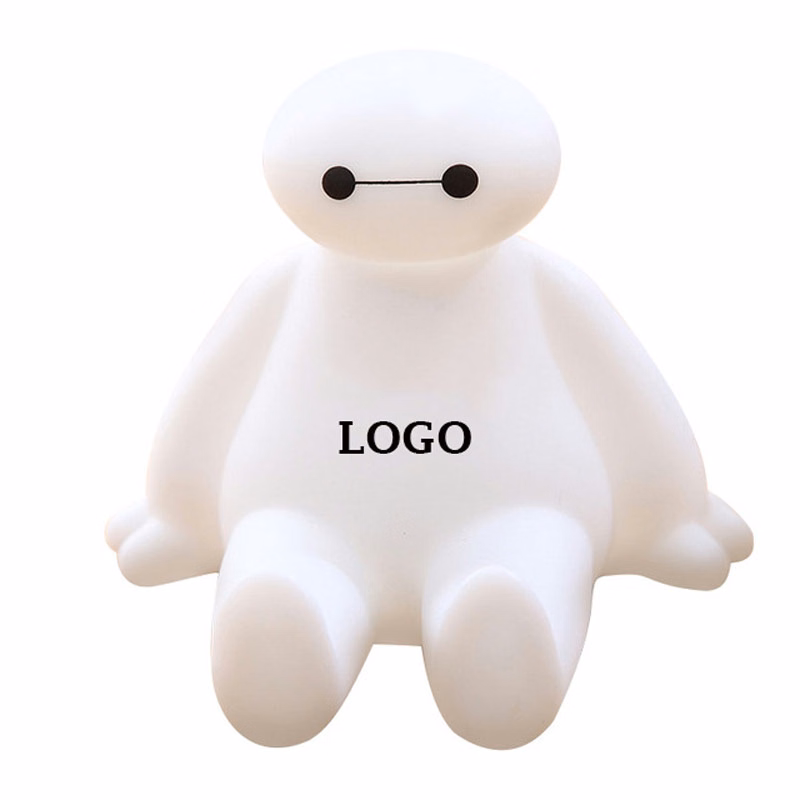Baymax Shaped Night Light Mobile Phone Holder Stand