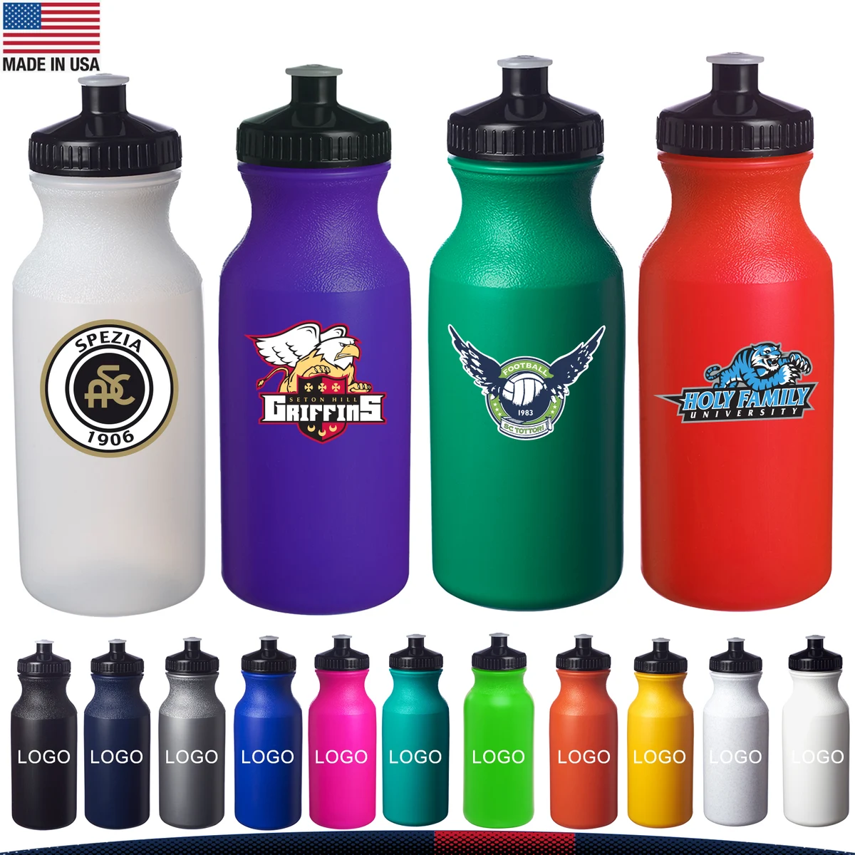 Eamon Plastic Sports Bottle - 20 OZ. 1