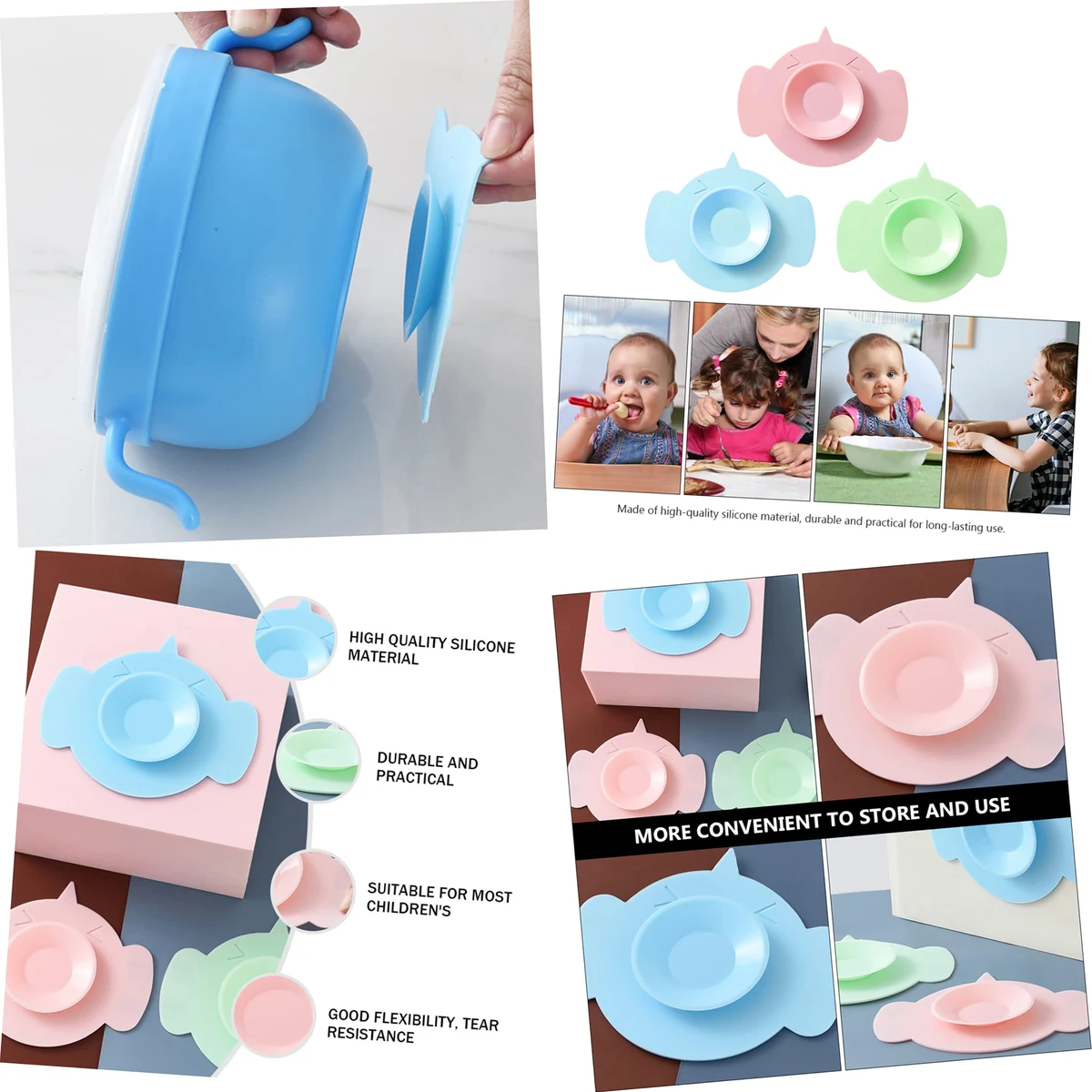 Fruit Shaped Suction Cup for Baby Bowl 1