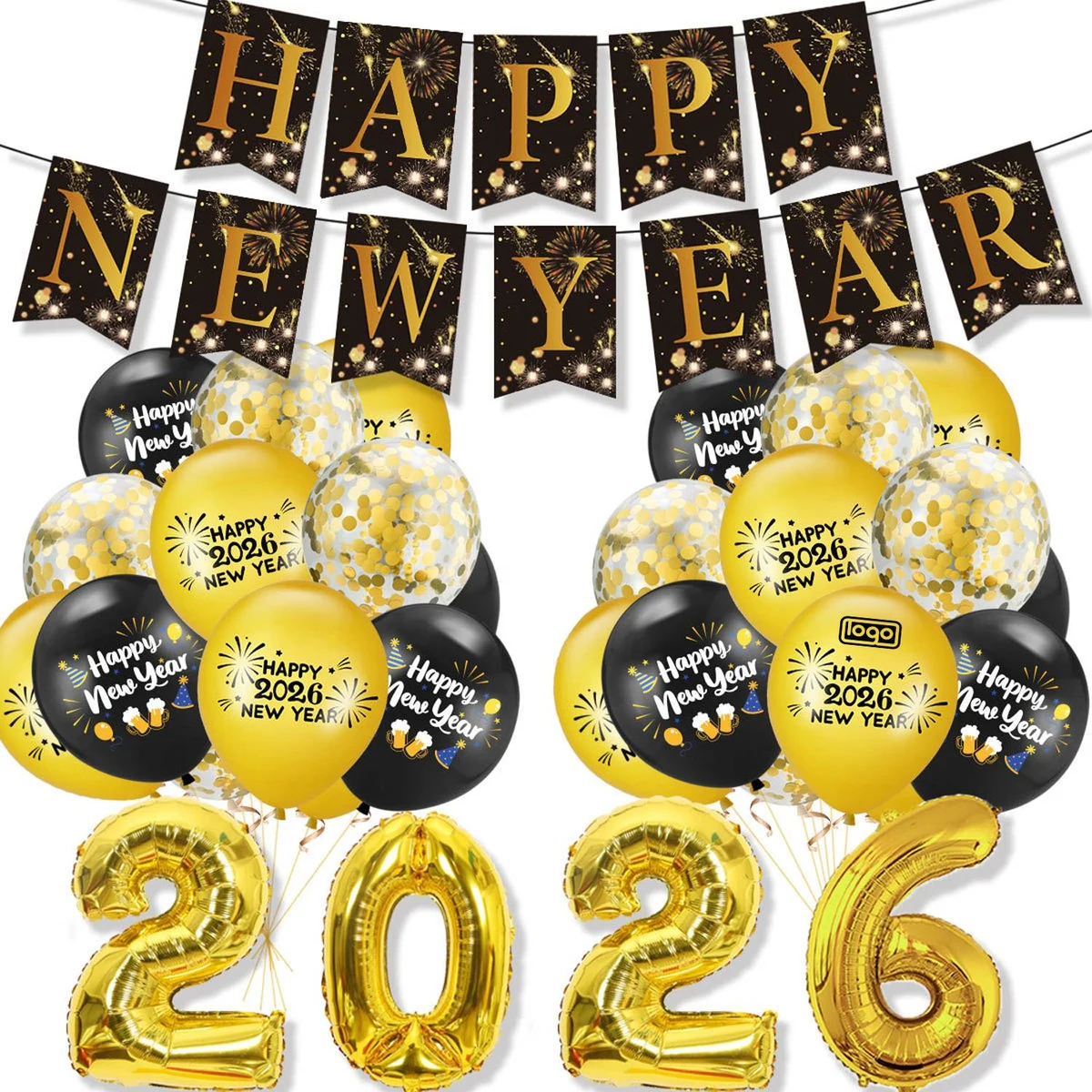 2026 Happy New Year Party Decorations 1