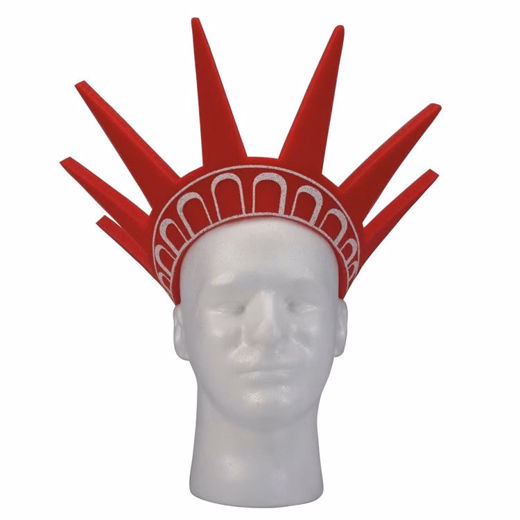 18" Statue of Liberty Foam Novelty Visor