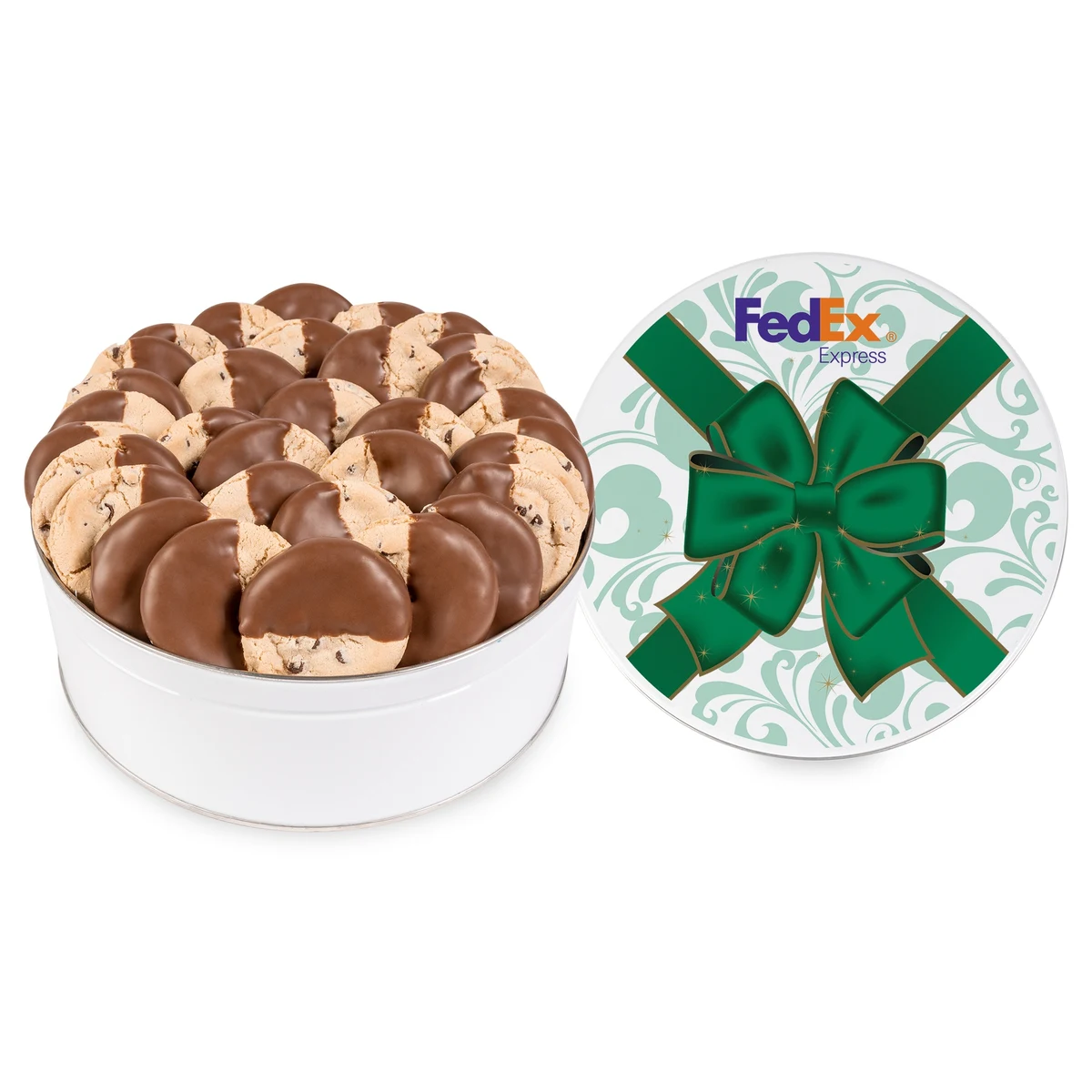 Fresh Beginnings Dipped Chocolate Chip Cookie Tin (Large) 1