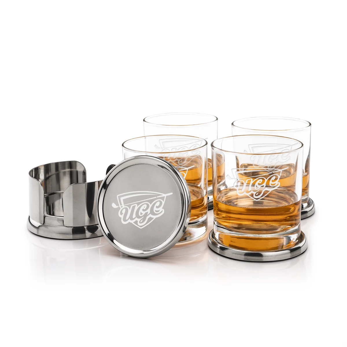 Baldoni Coasters & Aristocrat On-the-Rocks Set 1