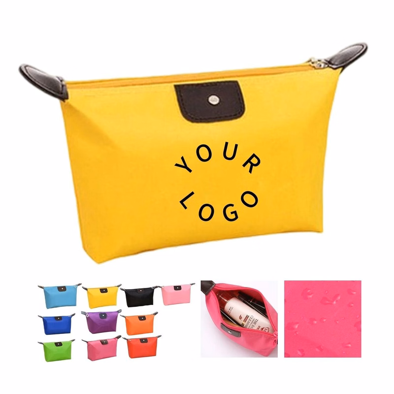 Waterproof Nylon Travel Cosmetic Bag with Zipper